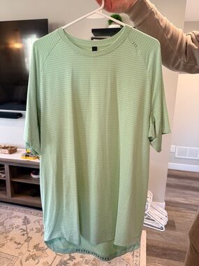 lululemon athletica Light Green Short-Sleeve Performance Tee